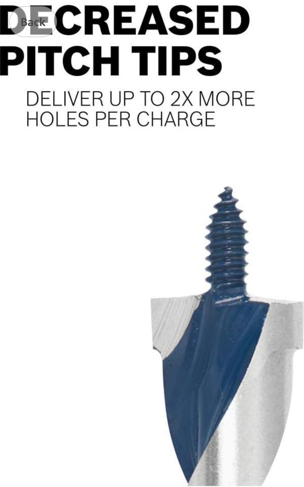 Bosch Daredevil™ Long Auger Drill Bit – 5/8” x 17-1/2”