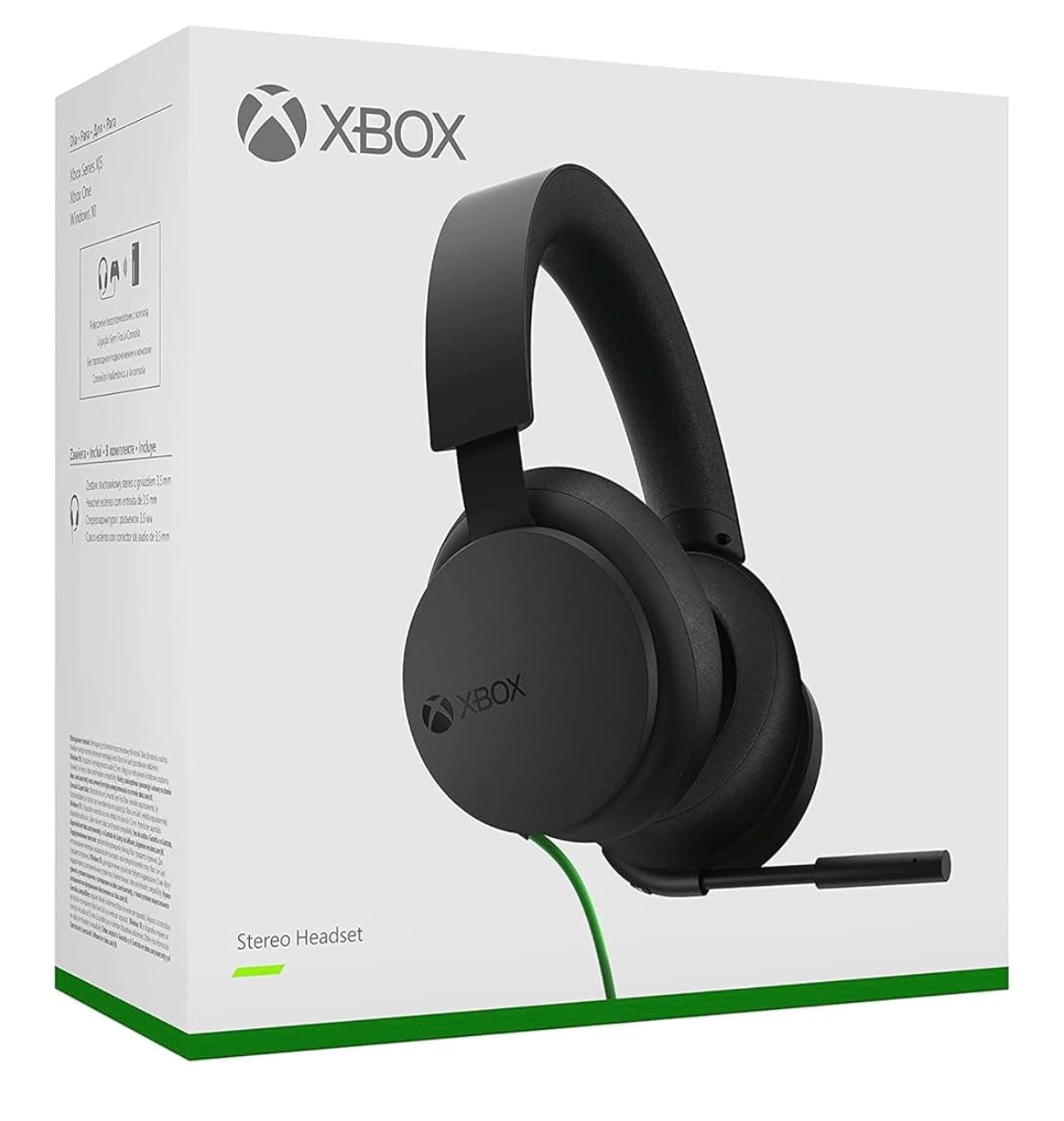 Xbox Stereo Headset – Wired Gaming Headphones with Mic | Dolby Atmos, DTS & Windows Sonic Spatial Sound
