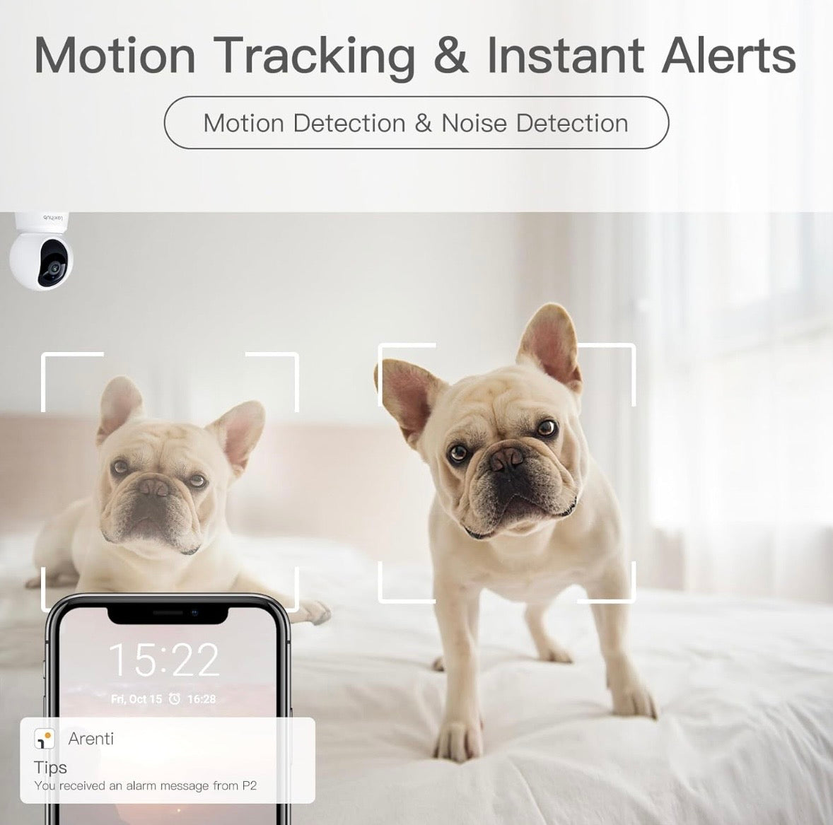 LAXIHUB 360° Smart Pet Camera