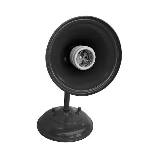 Hampton Bay Outdoor Black Barn Light Wall Sconce