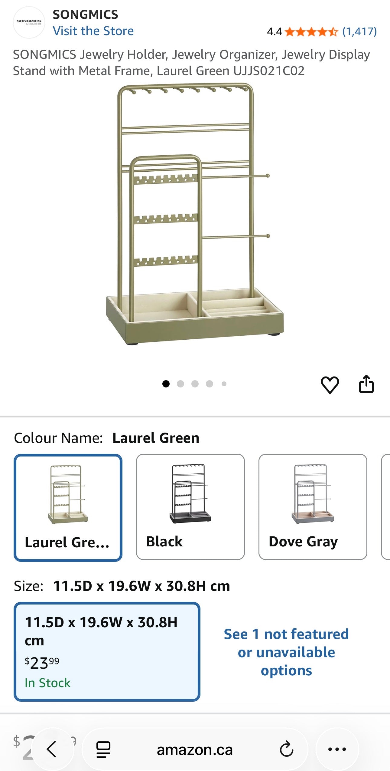 Jewelry Display Stand