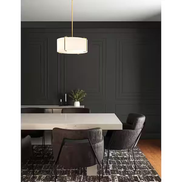 Home Decorators Collection 4-Light Brushed Gold Pendant