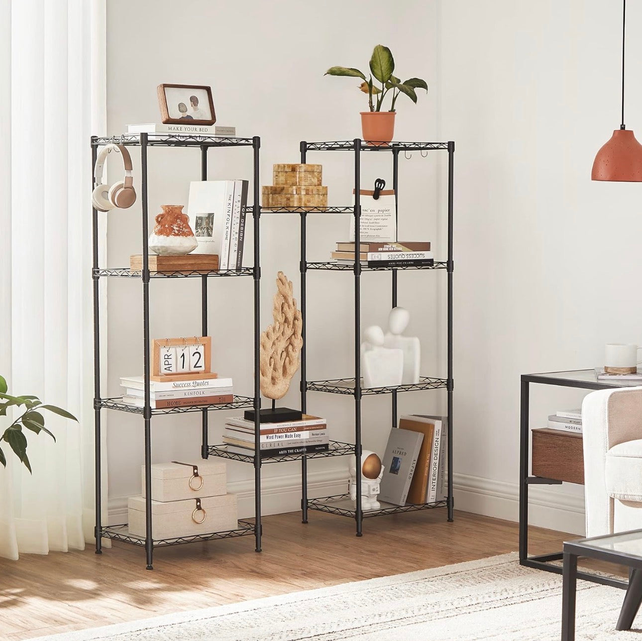 SONGMICS 5-Tier Adjustable Steel Storage Shelf