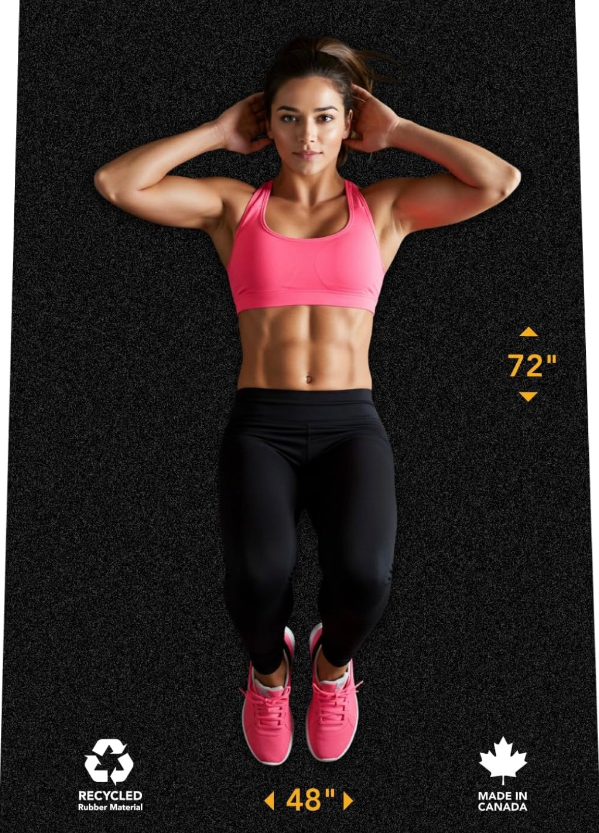 Dinoflex Heavy-Duty Rubber Floor Runner – Made in Canada 🇨🇦