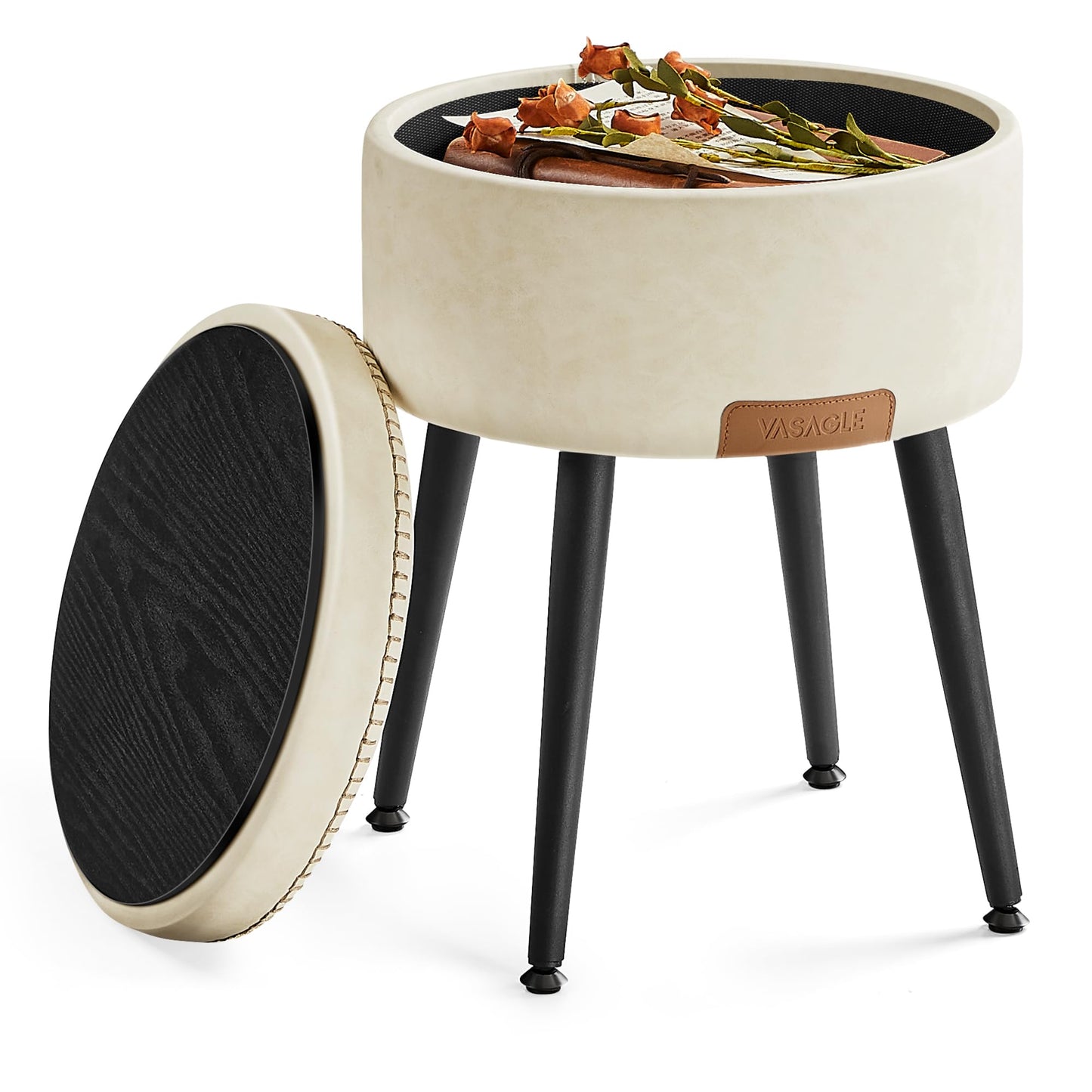 VASAGLE EKHO Storage Ottoman Stool