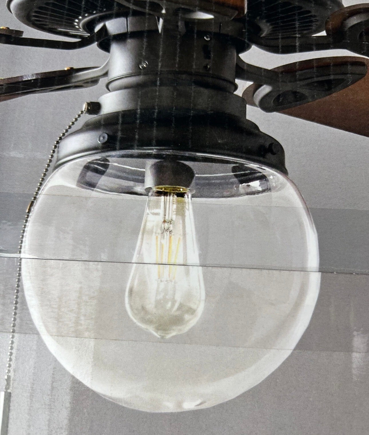 Hampton Bay 1-Light LED Ceiling Fan Light Kit