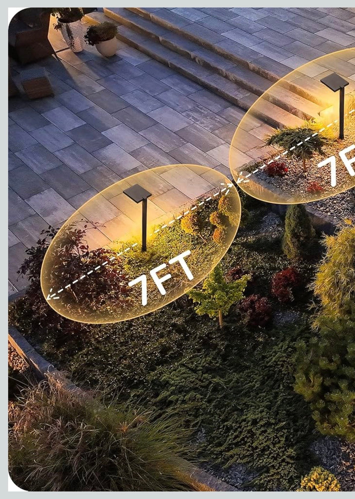 EDISHINE Low Voltage LED Landscape Pathway Light – Black