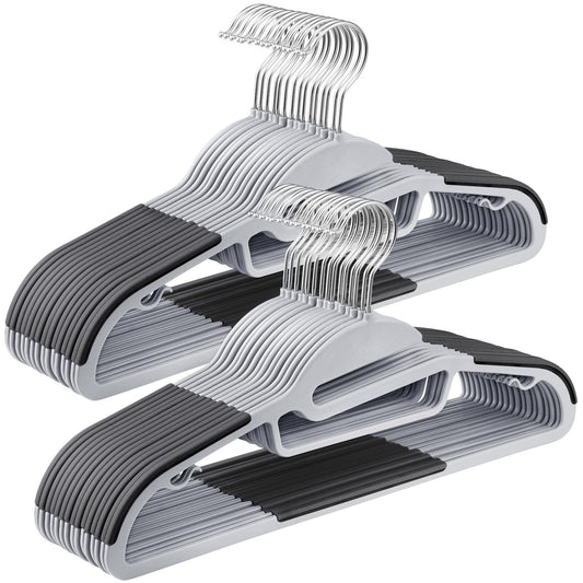 Slim S-Shape Space-Saving Clothes Hangers (30-Pack)