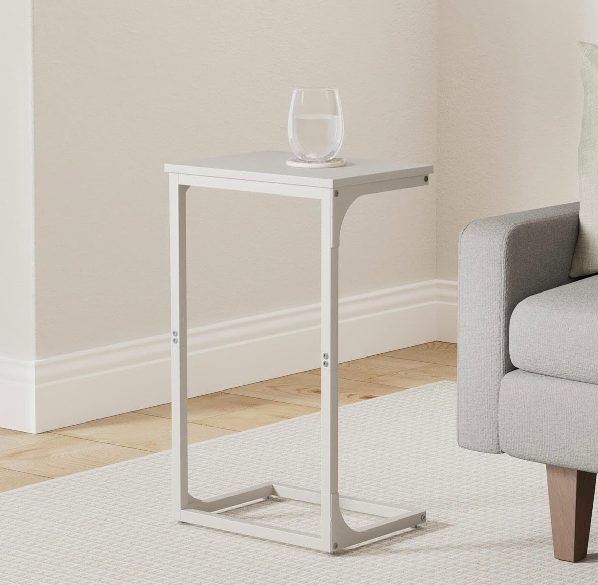 VASAGLE C-Shaped Side Table