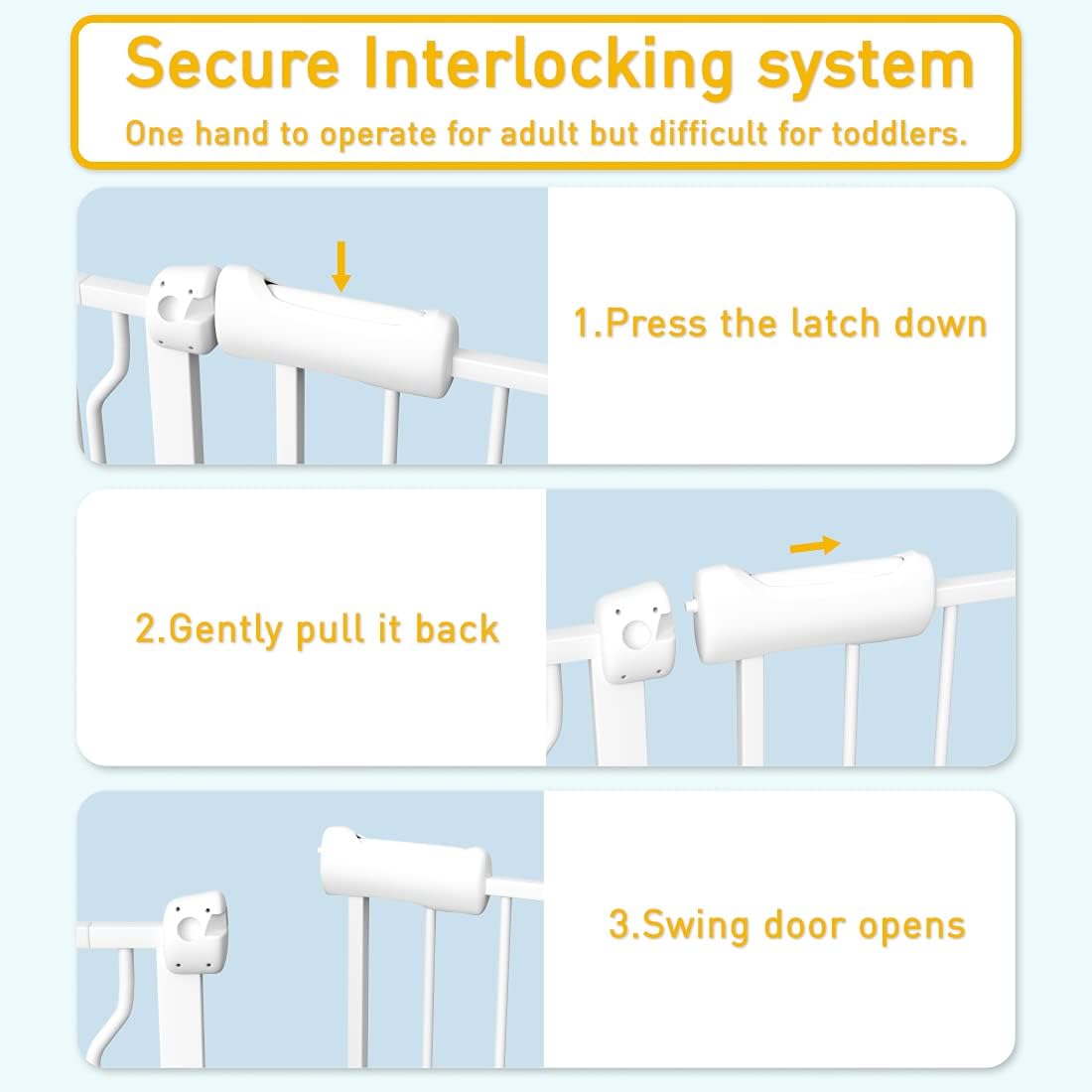 Fairy Baby Extra Wide Pressure Mounted Safety Gate