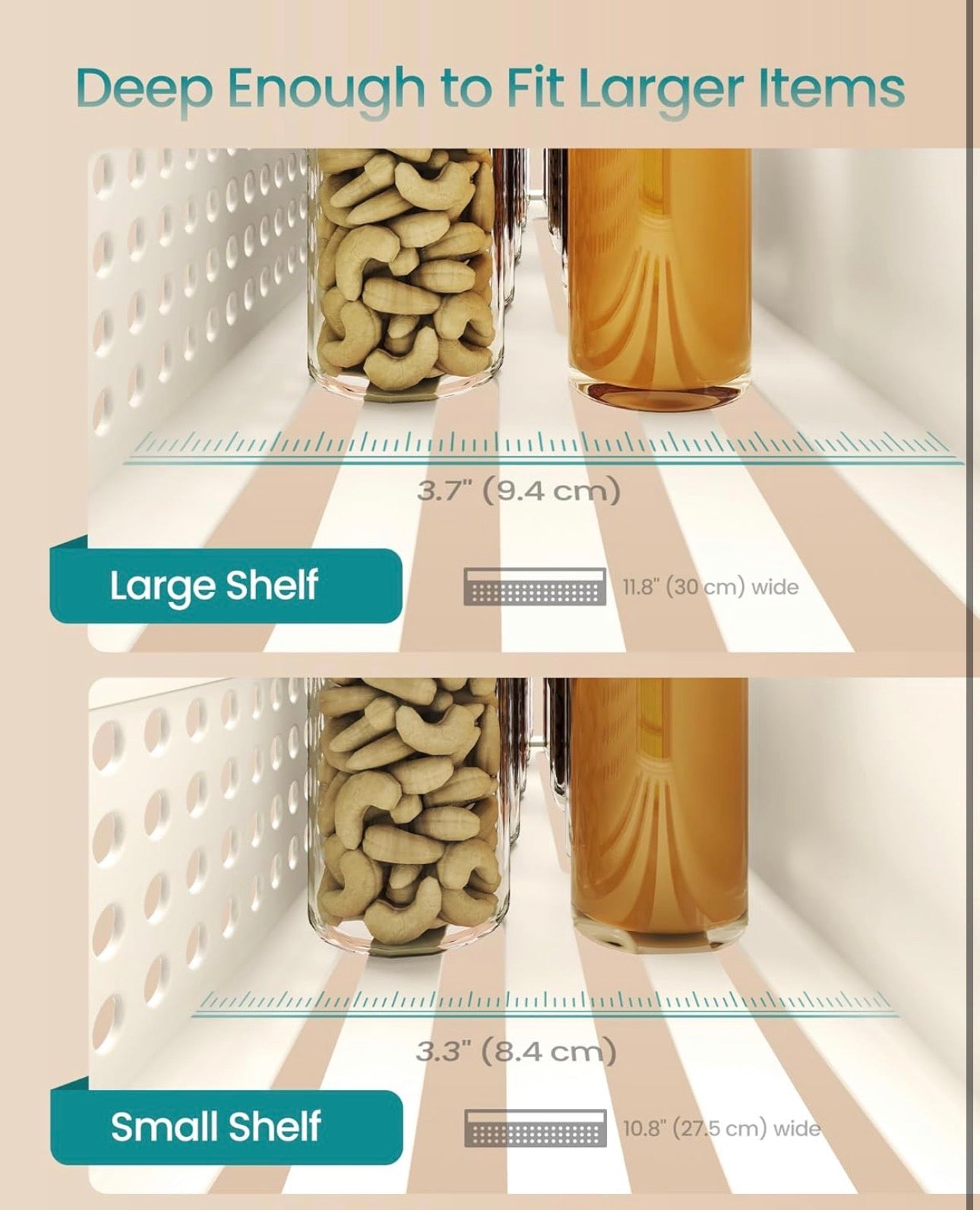 SONGMICS Magnetic Spice Rack Set