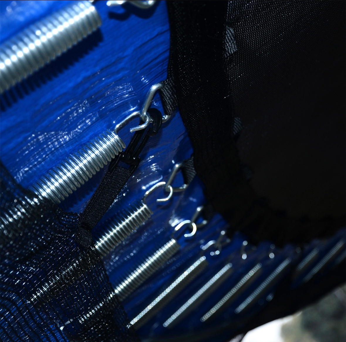 Soozier 12FT Trampoline Safety Enclosure Net with Poles — UV-Resistant Protective Net (Frame & Poles Included)