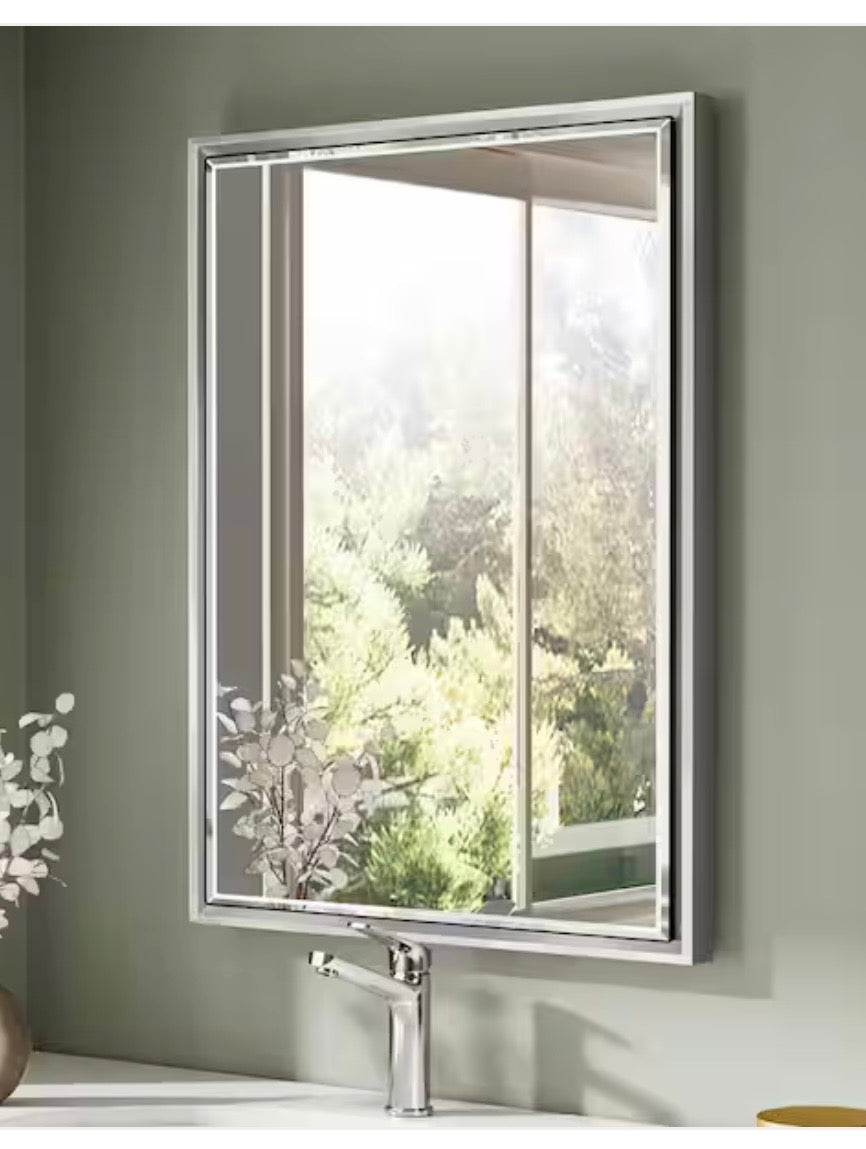 QueenFun 24” x 32” Modern Framed Bathroom Vanity Mirror