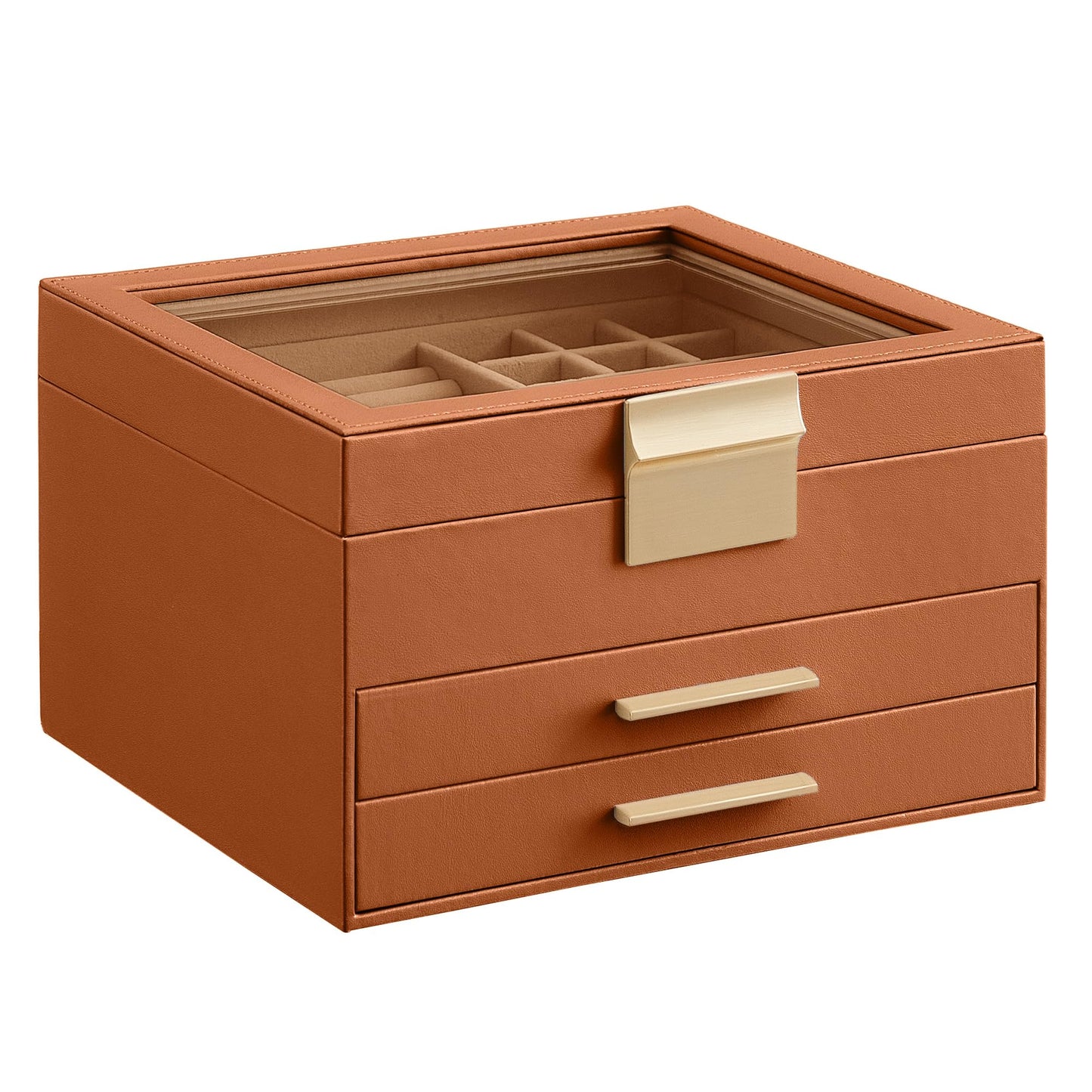 SONGMICS 3-Layer Jewelry Box