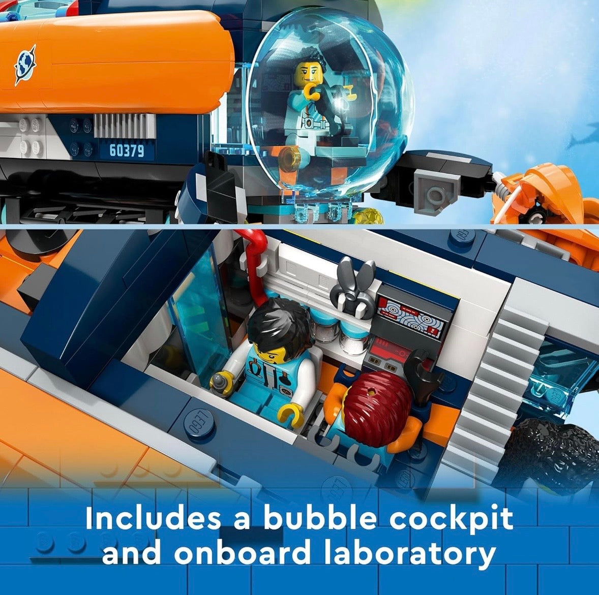 LEGO City Deep-Sea Explorer Submarine Playset