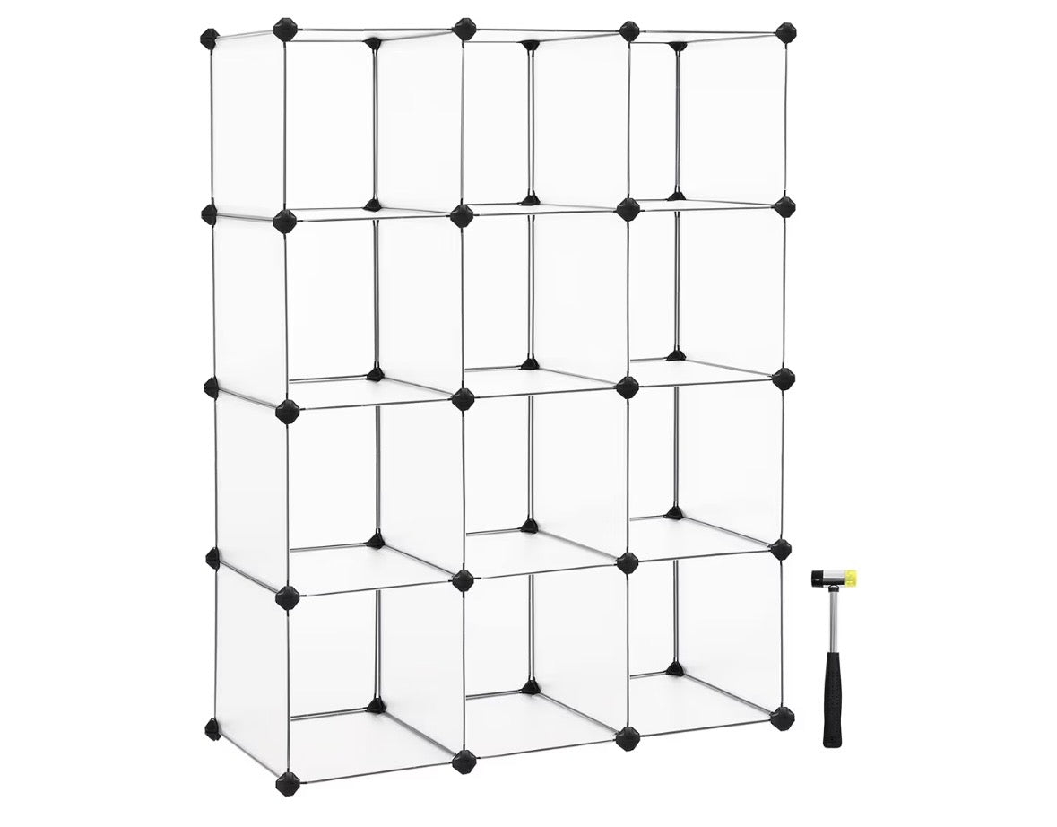 12-Cube Modular Storage Organizer