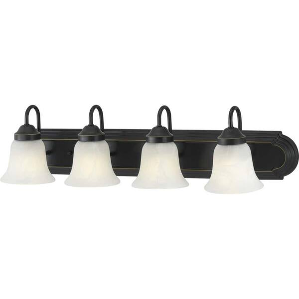 Progress Lighting 4-Light Antique Bronze Vanity Light