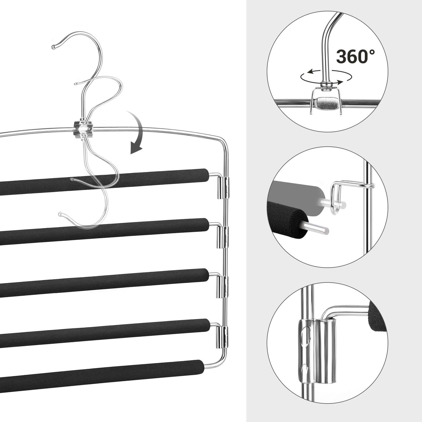 Space-Saving Trouser Hanger Set