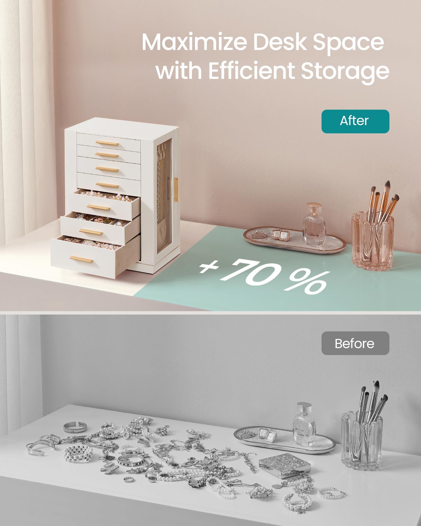 360° Rotating Jewelry Organizer