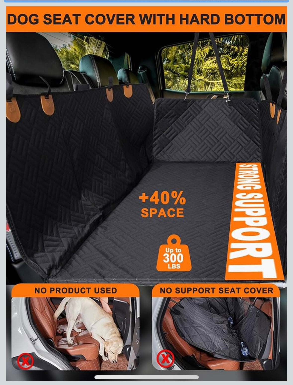 MIMIGLOO Universal Fit Pet Car Seat Cover – Only $30!