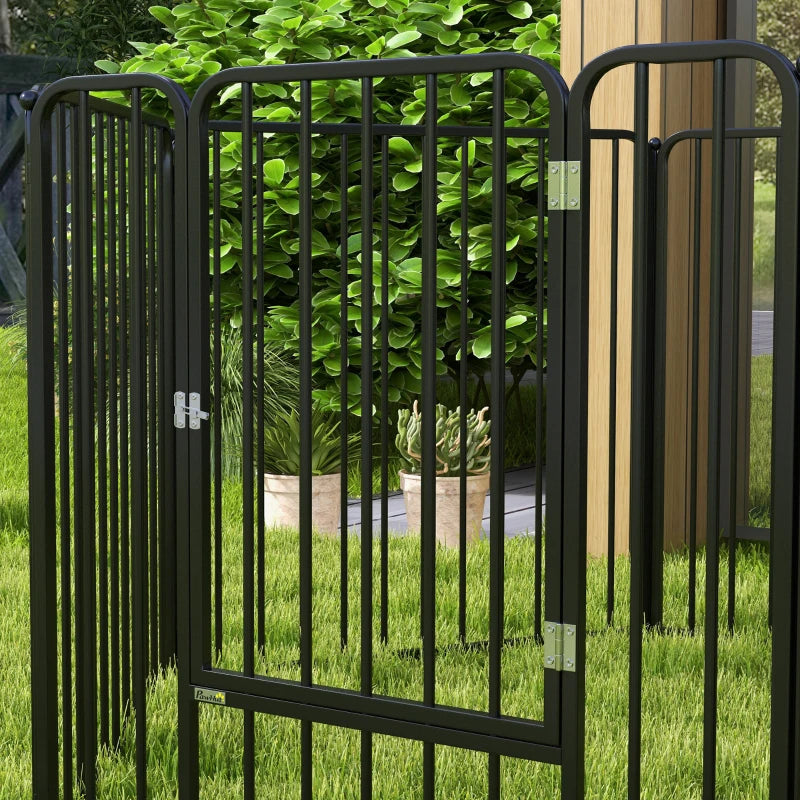 PawHut 6-Panel Steel Pet Playpen
