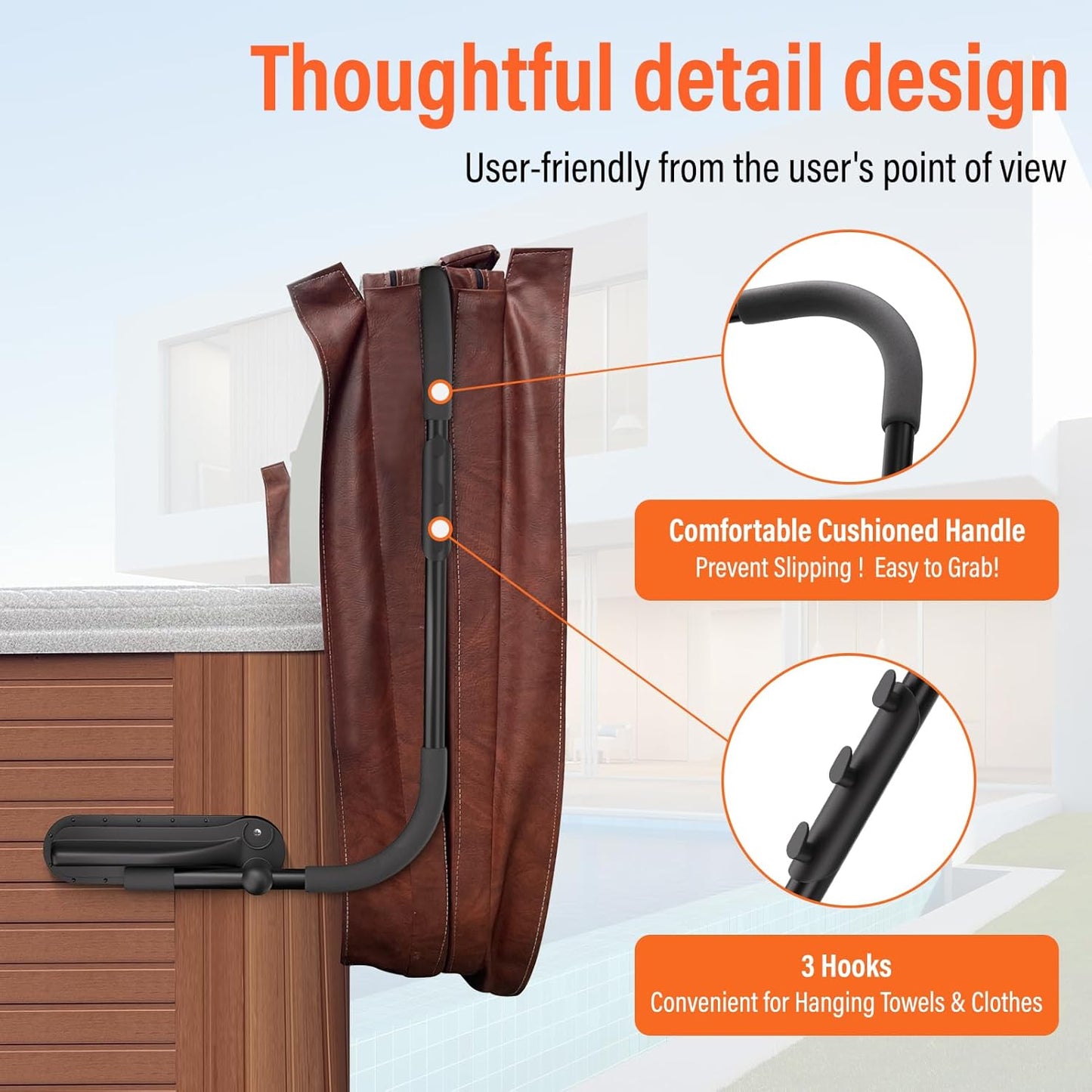 ACTREY Heavy-Duty Hot Tub Cover Lifter