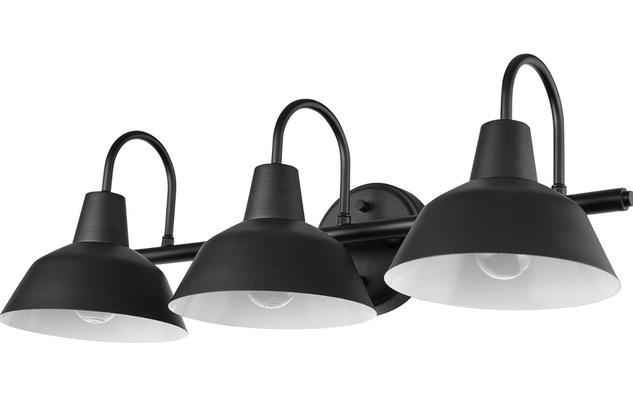 Globe Electric – Barnyard 3-Light Industrial Vanity Light