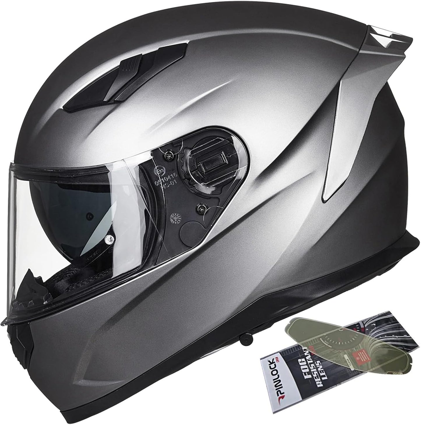 ILM Full Face Dual-Visor Motorcycle Helmet