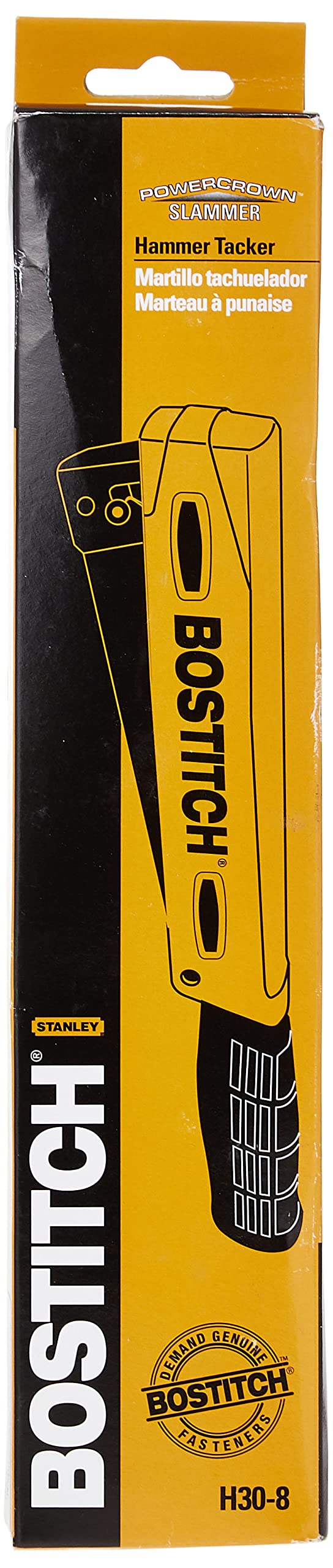 Bostitch H30-8 PowerCrown Hammer Tacker Manual Stapler