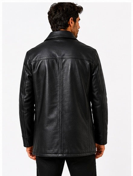 Men’s Premium Black Leather Jacket