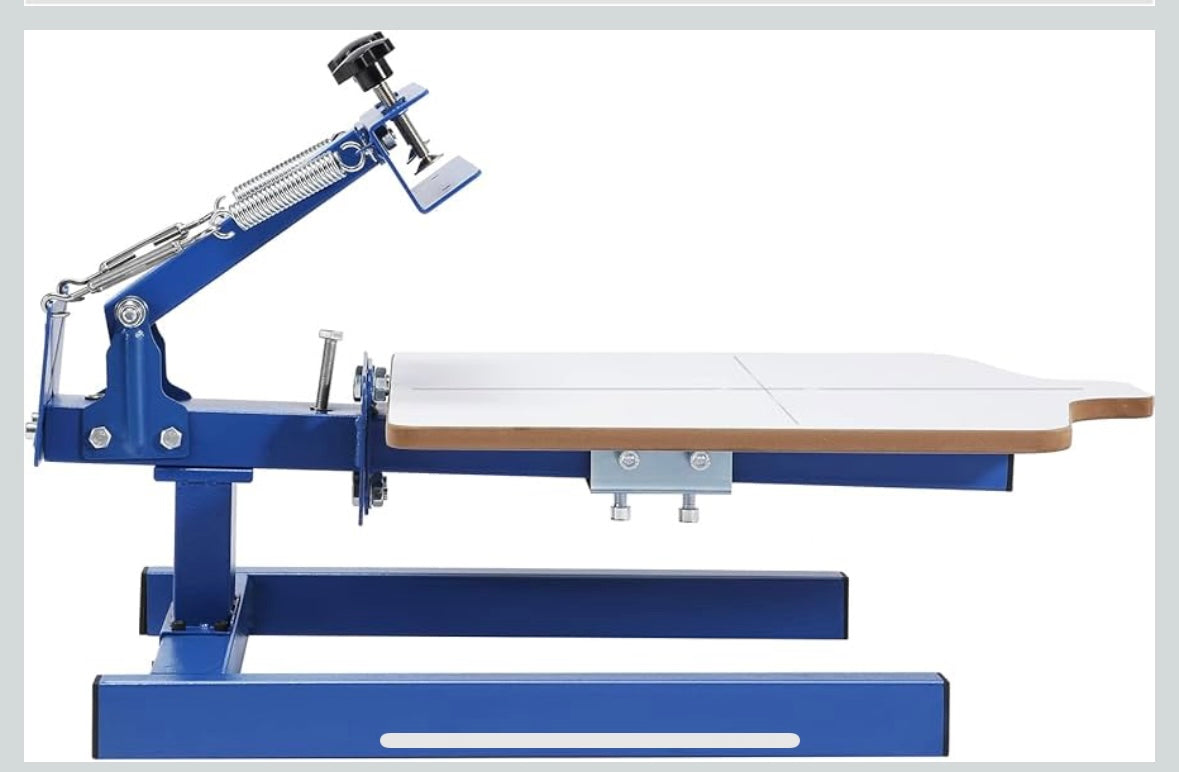 NEW – VEVOR 1-Color 1-Station Screen Printing Machine – T-Shirt Press for Home or Business