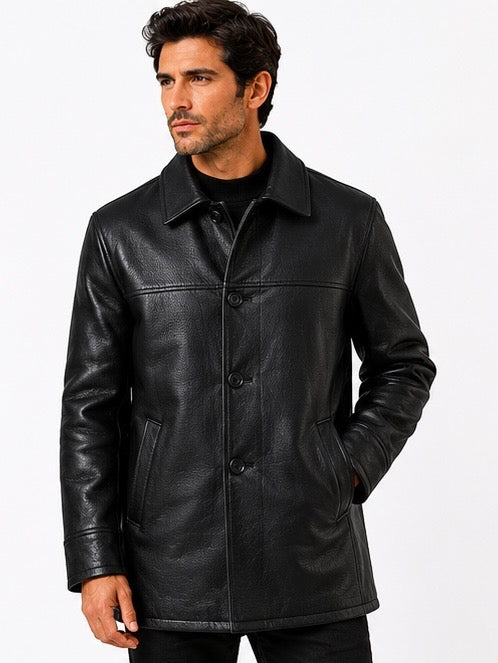 Men’s Premium Black Leather Jacket