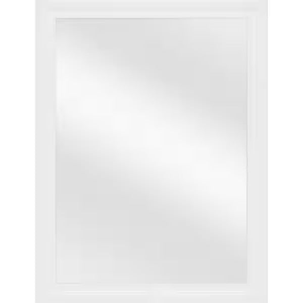 28.5” x 40.5” Black Framed Wall Mirror