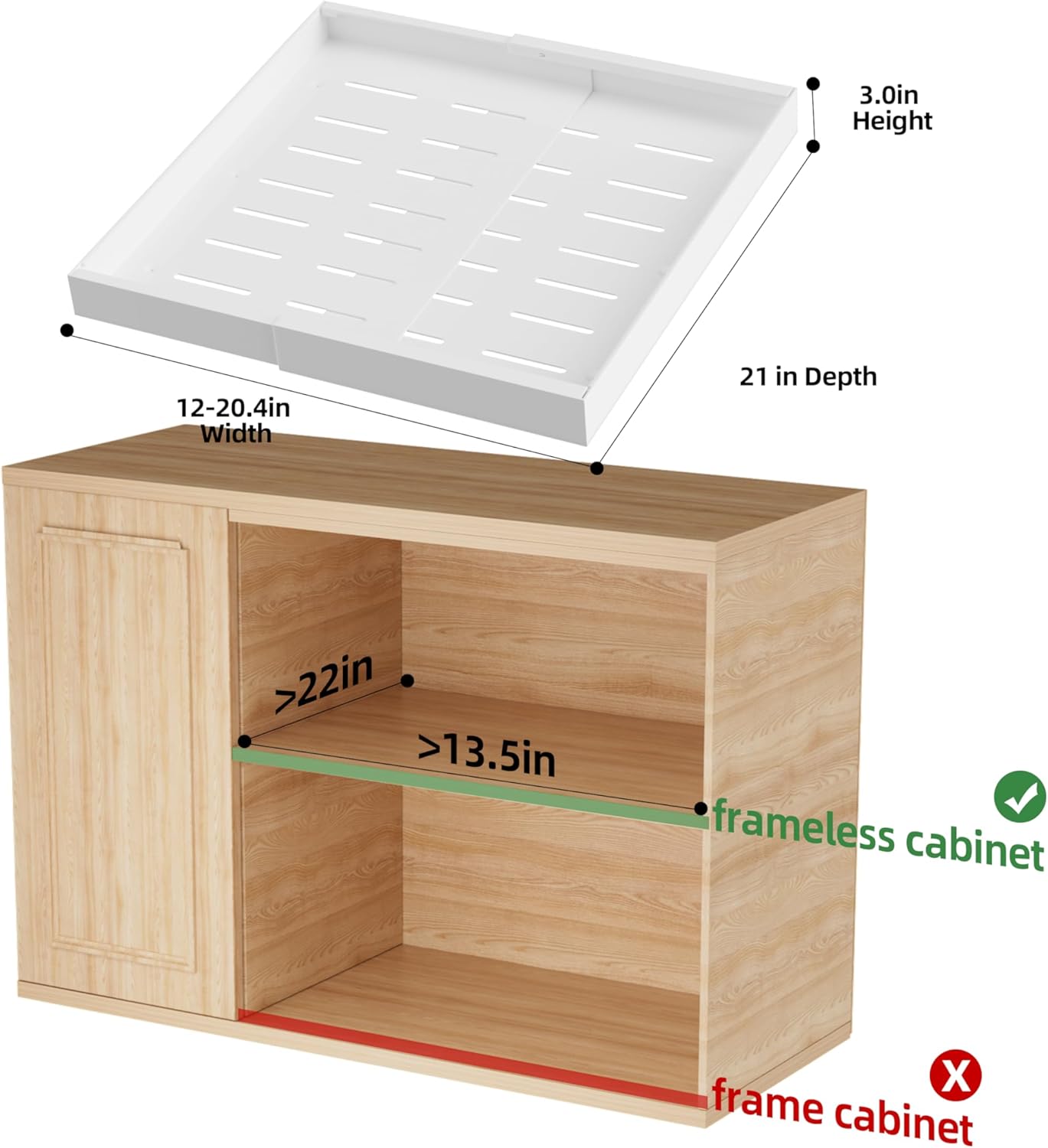 DEKAVA Pull-Out Cabinet Organizer