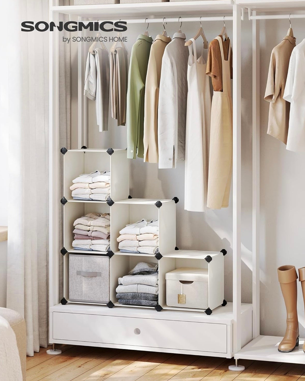 6-Cube Modular Storage Organizer