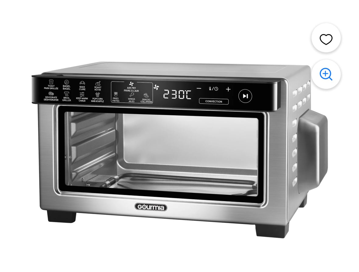 Gourmia 4-Slice Digital Air Fryer Oven