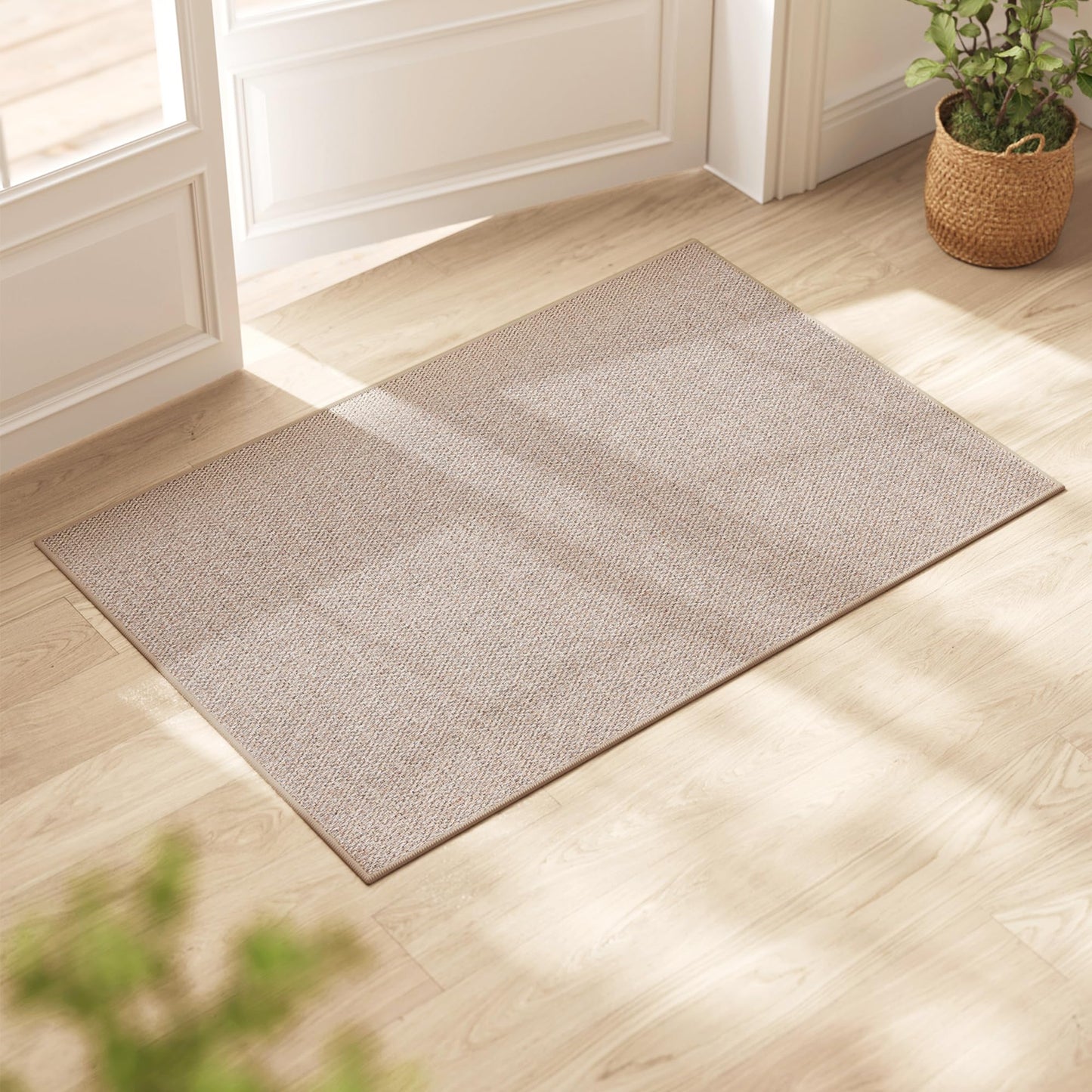 SONGMICS HOME Woven Faux Jute Area Rug