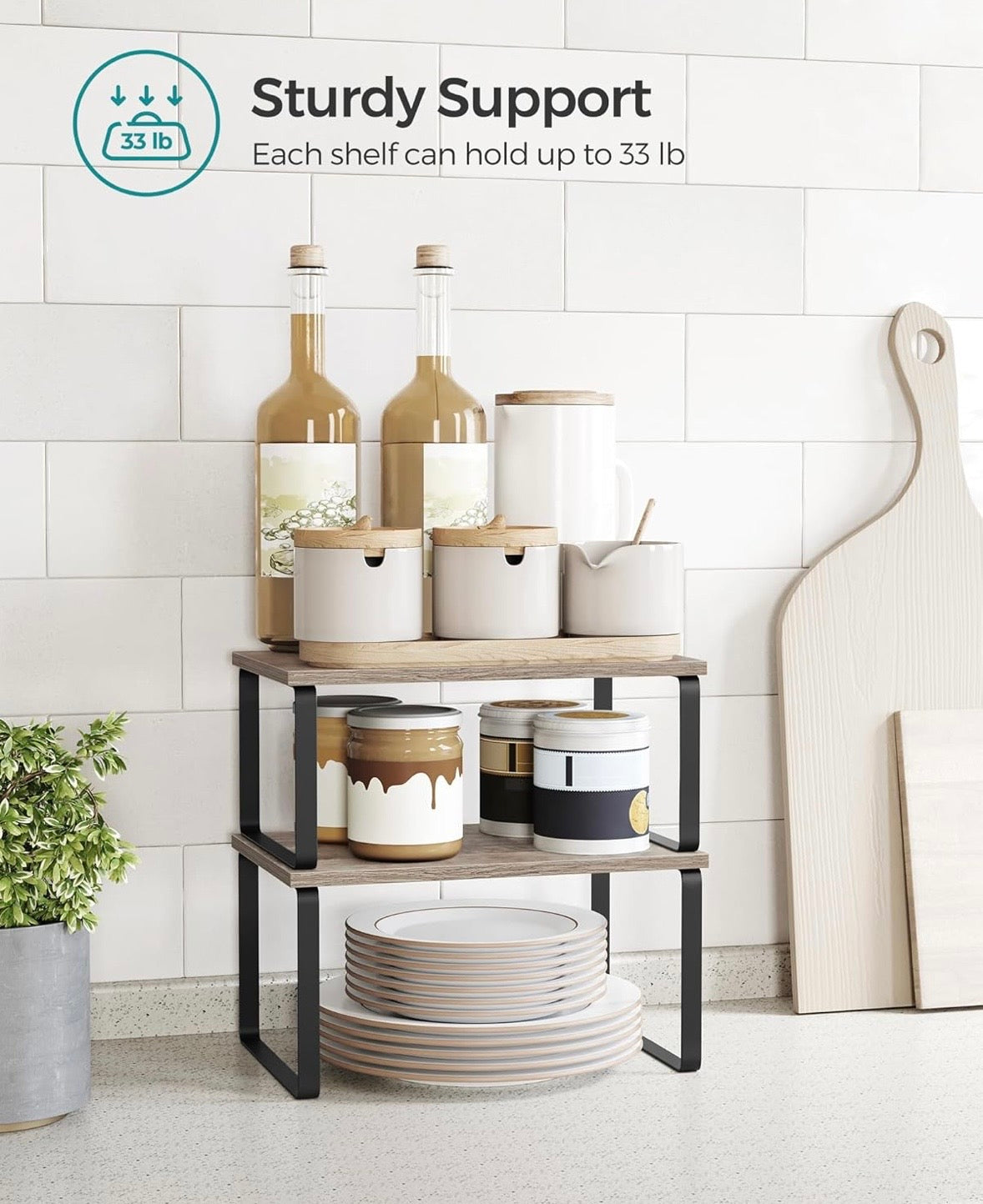 Expandable Countertop Shelf Organizer