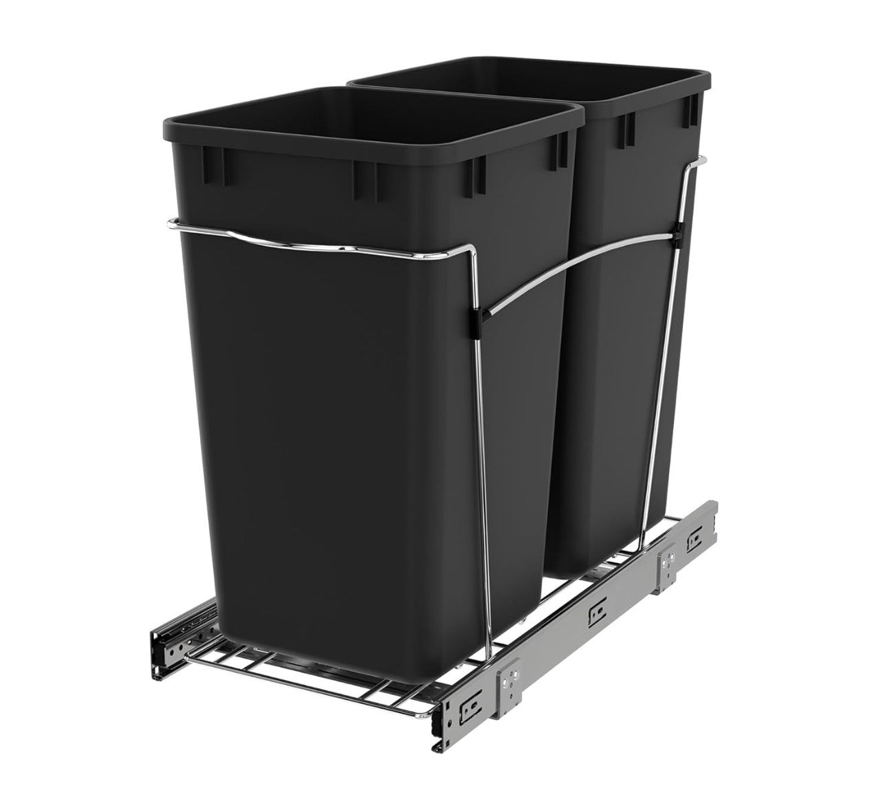Rev-A-Shelf Double 27-Quart Pull-Out Waste Container System