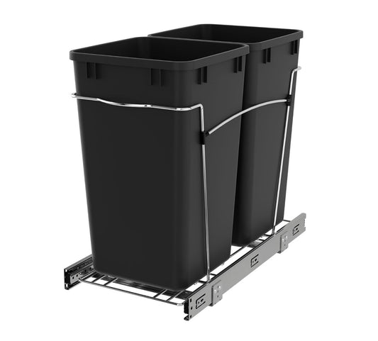 Rev-A-Shelf Double 27-Quart Pull-Out Waste Container System