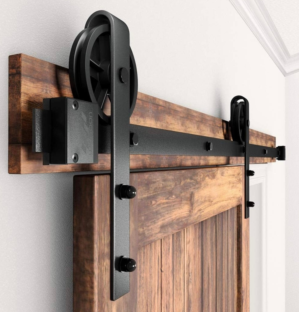 WINSOON 12FT Sliding Barn Door Hardware Kit – Open Box (Half Price!)