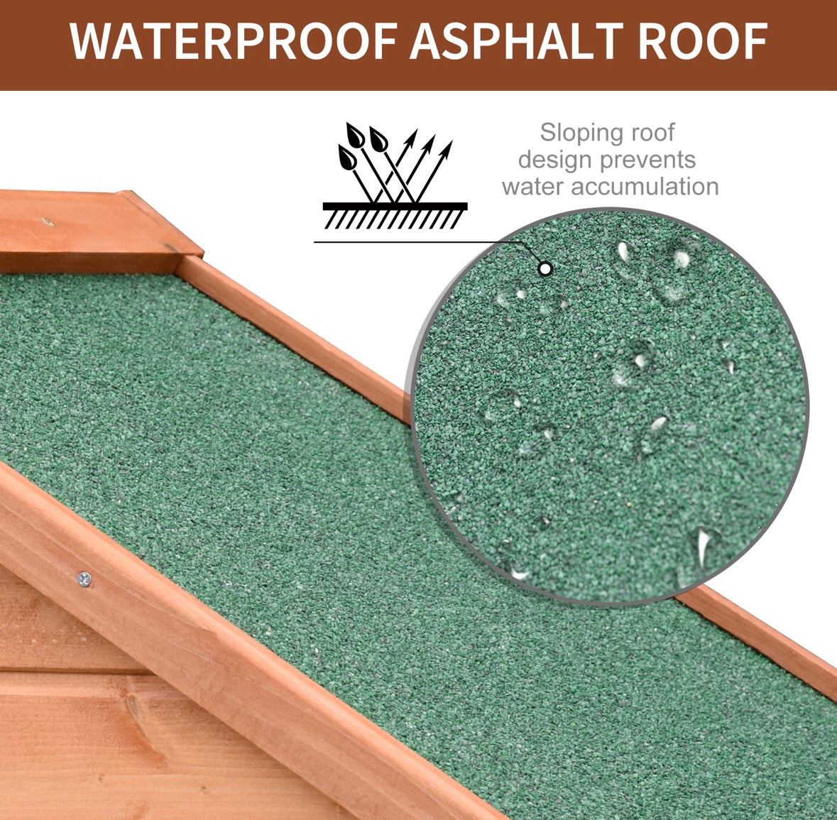 Outsunny Wooden Outdoor Storage Shed – 3 Shelves | Waterproof Fir Wood | Lockable Double Doors | Natural Finish