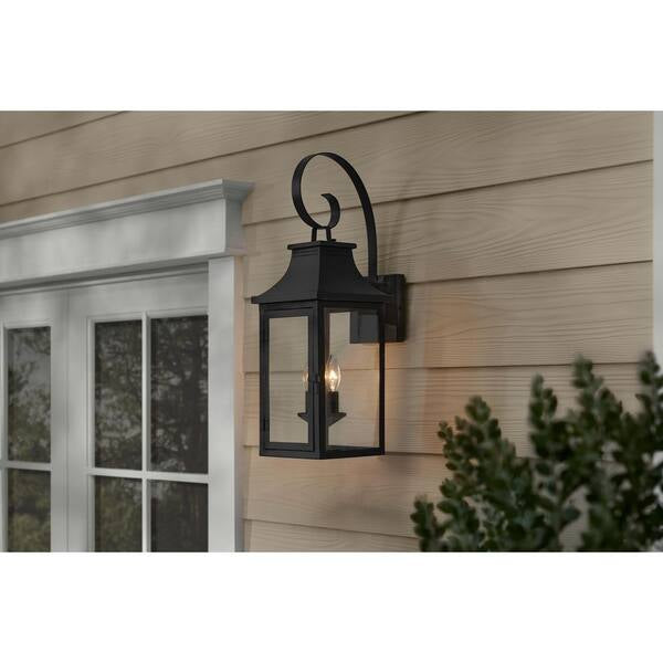 Black Outdoor Wall Lantern