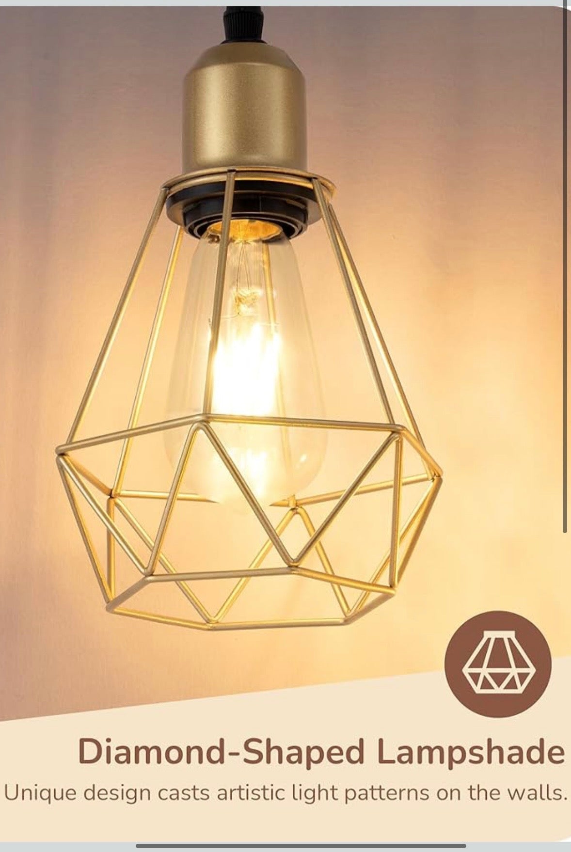 EDISHINE Farmhouse Floor Lamp