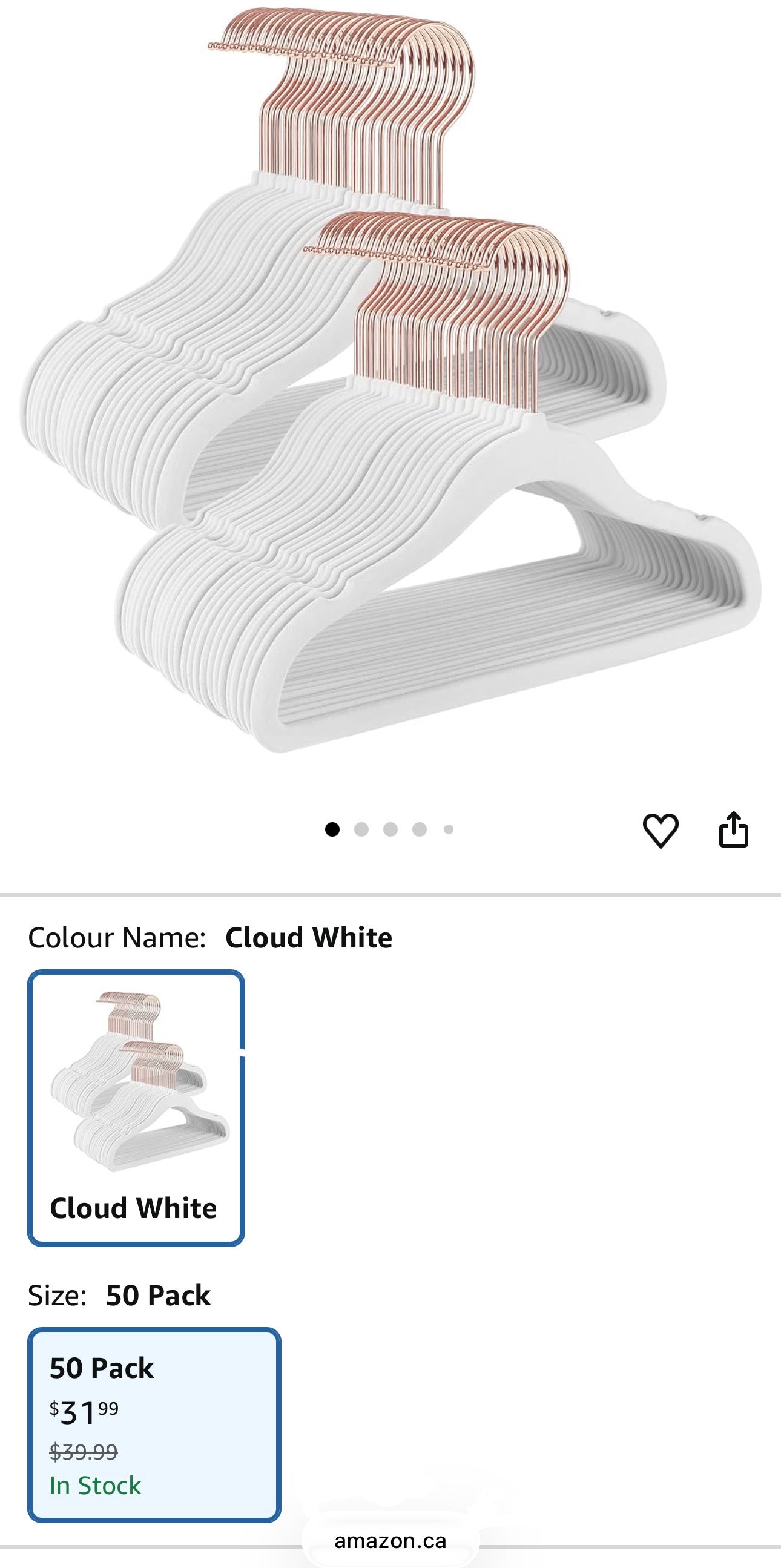 SONGMICS Kids Velvet Clothes Hangers
