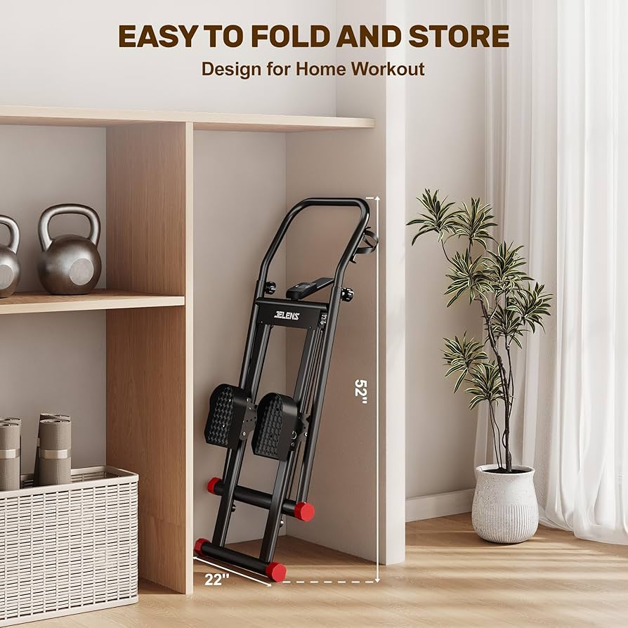 JELENS Vertical Stair Climber – Full-Body Fitness Machine