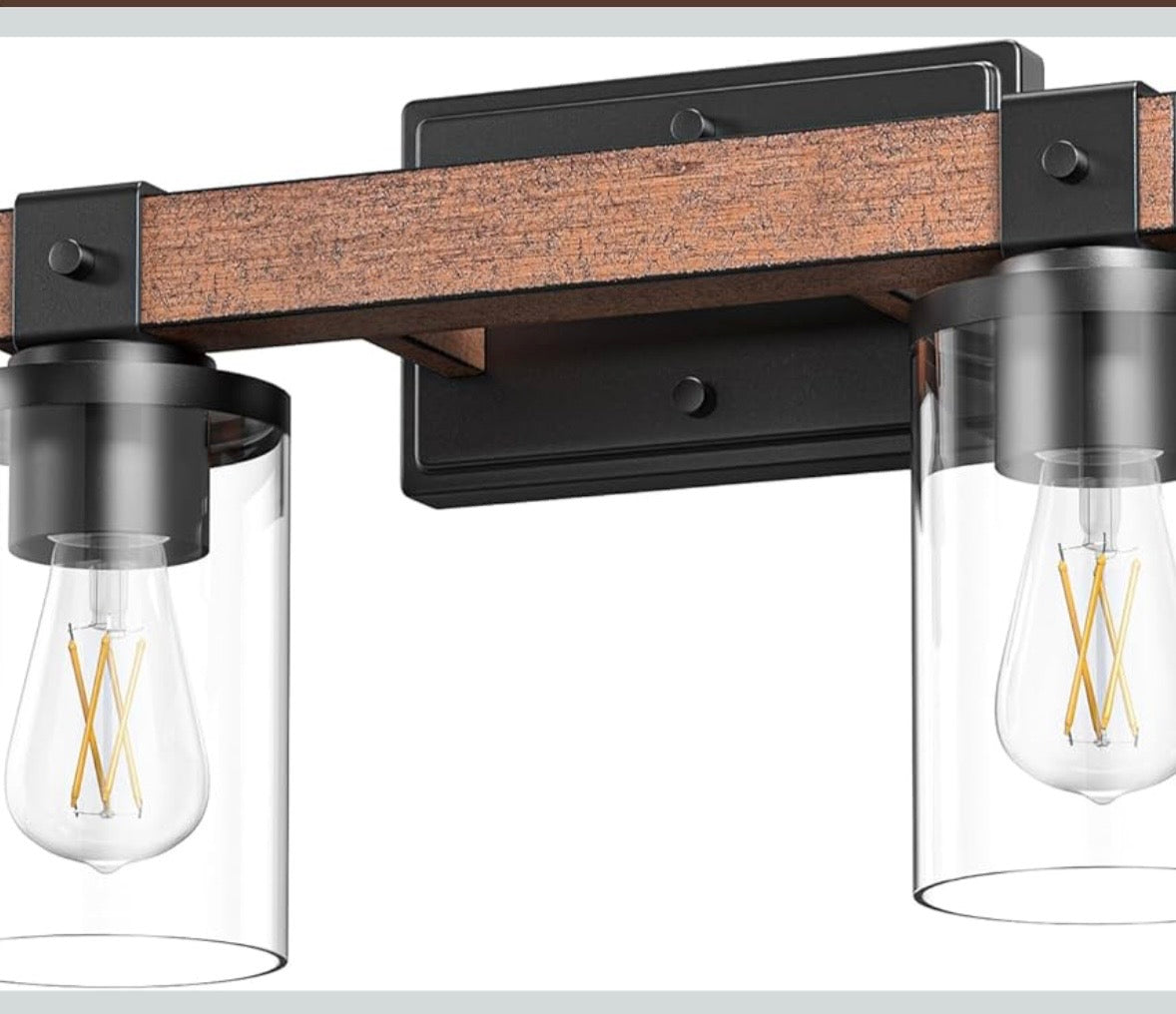 EDISHINE Farmhouse Bathroom Vanity Light