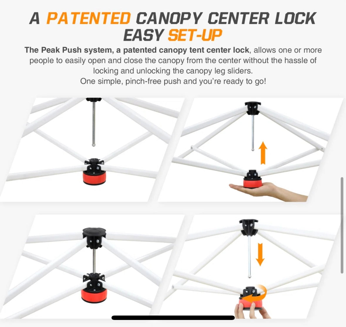 10×10 ft Pop-Up Canopy Tent with Wheeled Carry Bag & Sandbags – Heavy-Duty Steel Frame | UV & Water-Resistant