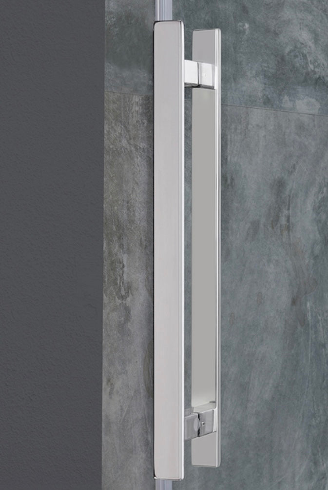 OVE Decors Venice 60” Frameless Sliding Glass Shower Door – Chrome Finish