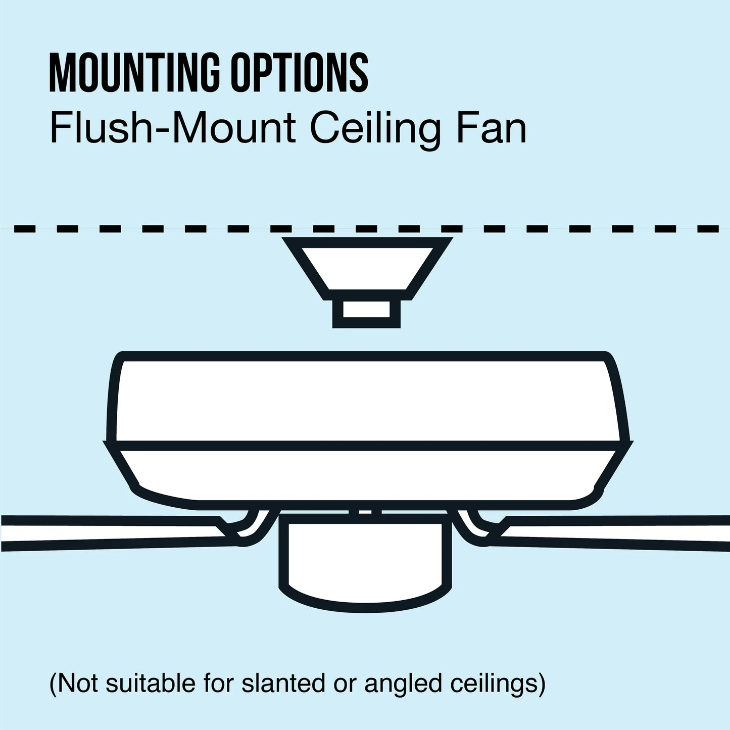 Mainstays 42” Hugger Indoor Ceiling Fan